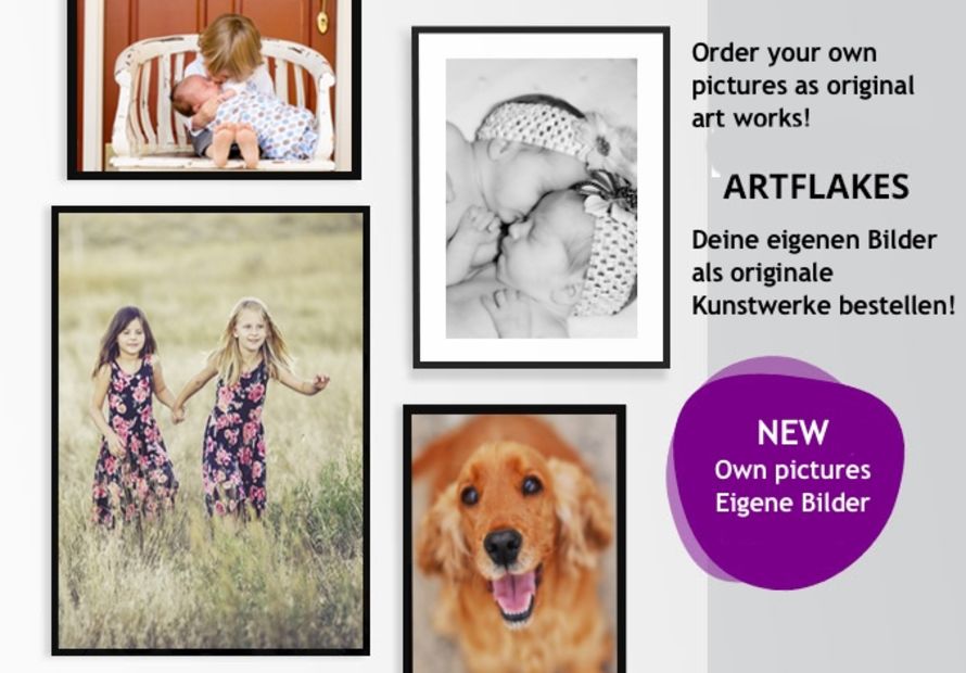 Order your own pictures as art print